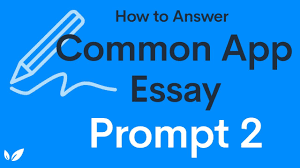 Common App Essay Prompt 2