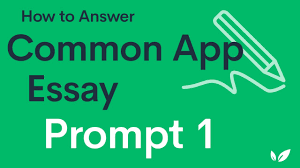 Common App Essay Prompt 1
